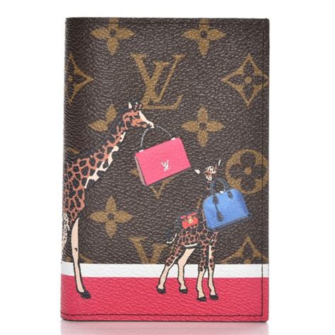 giraffe louis vuitton|louis vuitton giraffe passport holder.